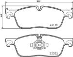 BREMBO fékbetét készlet, tárcsafék P36 035