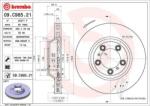 BREMBO Féktárcsa belső hűtés Ø350mm 09. C985.21