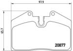 BREMBO fékbetét készlet, tárcsafék P85 094
