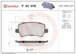 BREMBO fékbetét készlet, tárcsafék P 24 078X