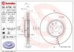 BREMBO Féktárcsa szellőző Ø320mm 09. A758.11