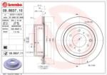 BREMBO Féktárcsa szellőző Ø332mm 09. B637.11
