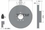 TEXTAR Féktárcsa szellőző Ø332mm 92160805