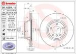 BREMBO Féktárcsa szellőző Ø330mm 09. A259.11