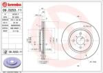BREMBO Féktárcsa szellőző Ø272mm 09. D253.11