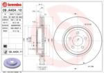 BREMBO Féktárcsa szellőző Ø345mm 09. A404.11