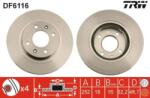 TRW szellőző féktárcsa Ø252mm DF6116
