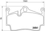 BREMBO fékbetét készlet, tárcsafék P65 028