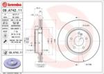 BREMBO Féktárcsa szellőző Ø300mm 09. A742.11