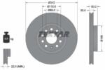 TEXTAR Féktárcsa szellőző Ø312mm 92120505