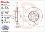 BREMBO féktárcsa 09. D772.11