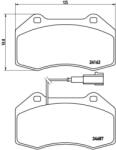 BREMBO fékbetét készlet Xtra P23 117X
