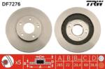 TRW szellőző féktárcsa Ø285mm DF7276