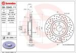 BREMBO fékkorong lyukasztás/belső hűtött Ø284mm 09. C645.11