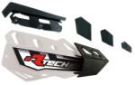 RTECH műanyag karhuzatok FLX / FLX ALU / FLX ATV, RTECH (fehér-fekete, páros)