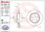 BREMBO Féktárcsa szellőző Ø302mm 09. C003.11
