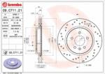 BREMBO féktárcsa 09. C711.21