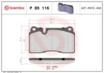 BREMBO fékbetét készlet P85 116