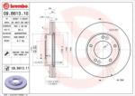 BREMBO Féktárcsa szellőző Ø302mm 09. B613.11