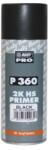 HB BODY fill 360 (2: 1) töltőanyag / korróziógátló alapozó fekete spray-ben 400 ml
