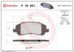 BREMBO fékbetét készlet P18 001