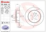 BREMBO Féktárcsa tömör Ø303mm 08. A333.11