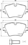 BREMBO fékbetét készlet, tárcsafék P06 093
