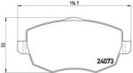 BREMBO fékbetét készlet, tárcsafék P23 095