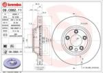 BREMBO Féktárcsa szellőző Ø350mm 09. C882.11