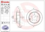 BREMBO Féktárcsa tömör Ø262mm 08. A114.31