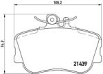 BREMBO fékbetét készlet, tárcsafék P06 017