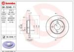BREMBO Féktárcsa tömör Ø228mm 08. D248.11
