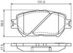 Bosch fékbetét készlet 0 986 494 363