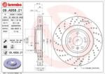 BREMBO fékkorong lyukasztás/belső hűtött Ø350mm 09. A958.21