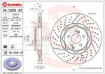 BREMBO féktárcsa 09. C826.33