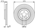 Bosch szellőző féktárcsa Ø375mm 0 986 479 A26