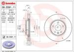 BREMBO Féktárcsa belső hűtés Ø276mm 09. D391.11