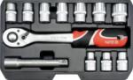 TOYA - Dugókulcs készlet 1/2" 12db - runder - 9 060 Ft