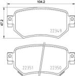 BREMBO fékbetét készlet, tárcsafék P49 059