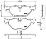 BREMBO fékbetét készlet, tárcsafék P06 011