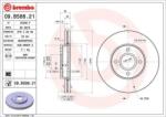 BREMBO Féktárcsa belső hűtéses Ø278mm 09. B588.21