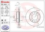 BREMBO Féktárcsa belső hűtés Ø299mm 09. D431.11