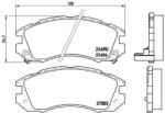 BREMBO fékbetét készlet P78 004