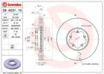 BREMBO Féktárcsa szellőző Ø300mm 09. A531.10