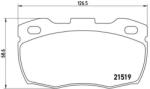 BREMBO fékbetét készlet P44 005