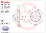 BREMBO Féktárcsa tömör Ø250mm 08. A607.11