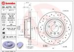 BREMBO féktárcsa perforált/belső hűtéses Ø336mm 09. A270.1X