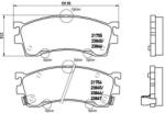 BREMBO fékbetét készlet, tárcsafék P49 023