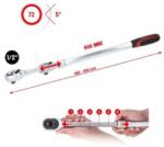 KS TOOLS - Teleszkópos kétirányú racsni, extra hosszú 1/2" 72 foggal
