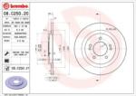 BREMBO Féktárcsa tömör Ø284mm 08. C250.21